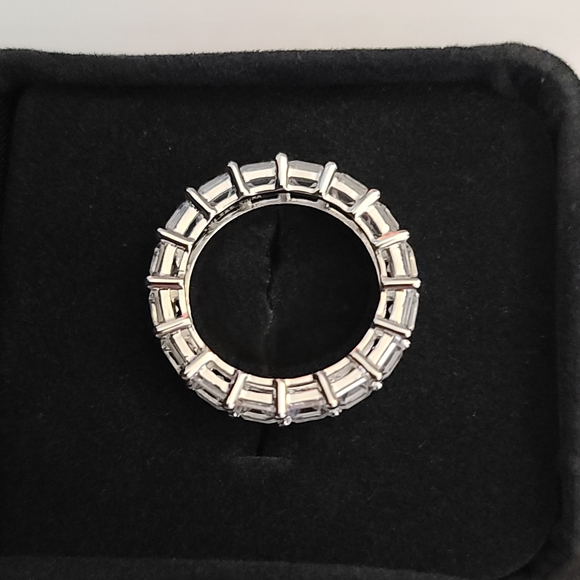 Princess Cut Eternity Band - Picture 4 of 5